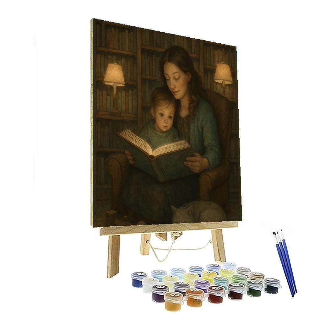 Library Story Hour Number painting