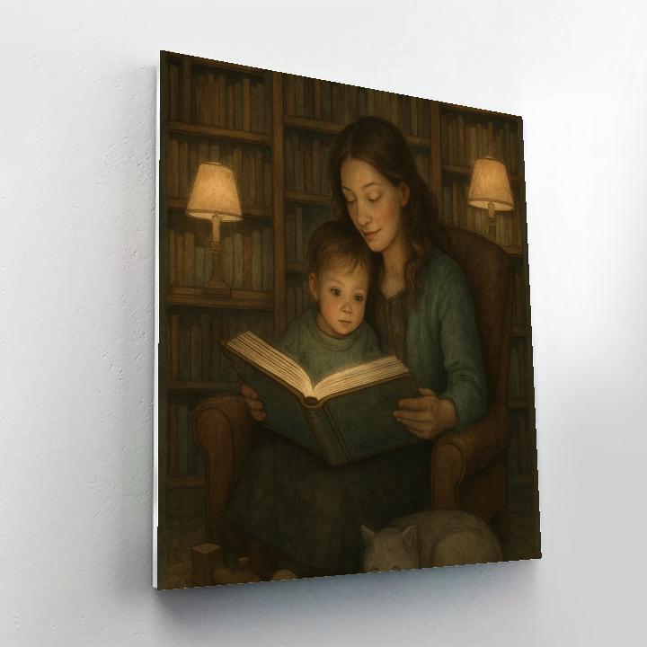 Library Story Hour Number painting