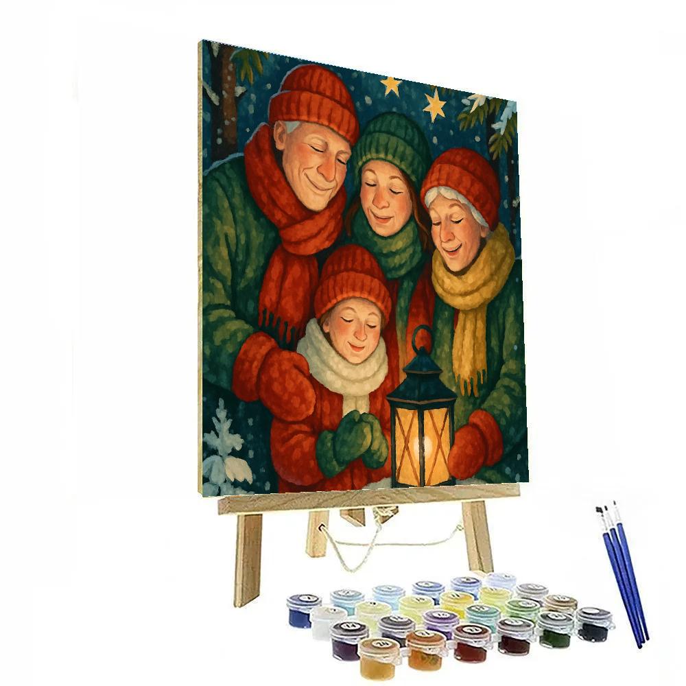 Midwinter Glow painting number kit