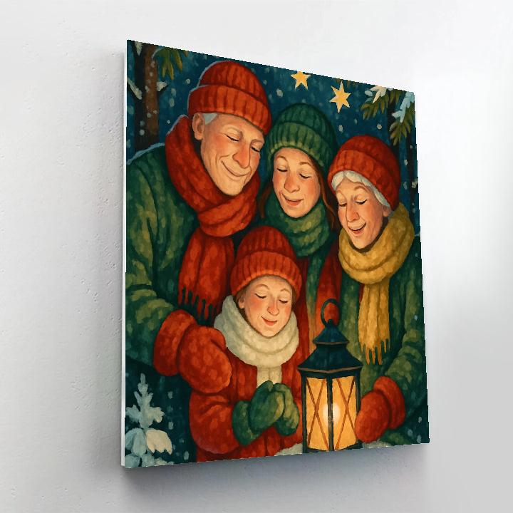 Midwinter Glow painting number kit