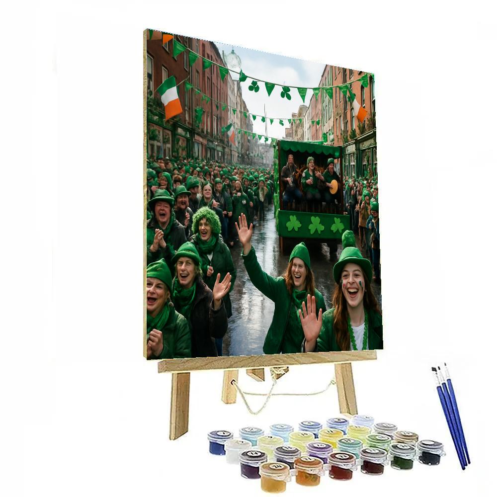 St Patrick’s Day Celebration In Dublin Number painting