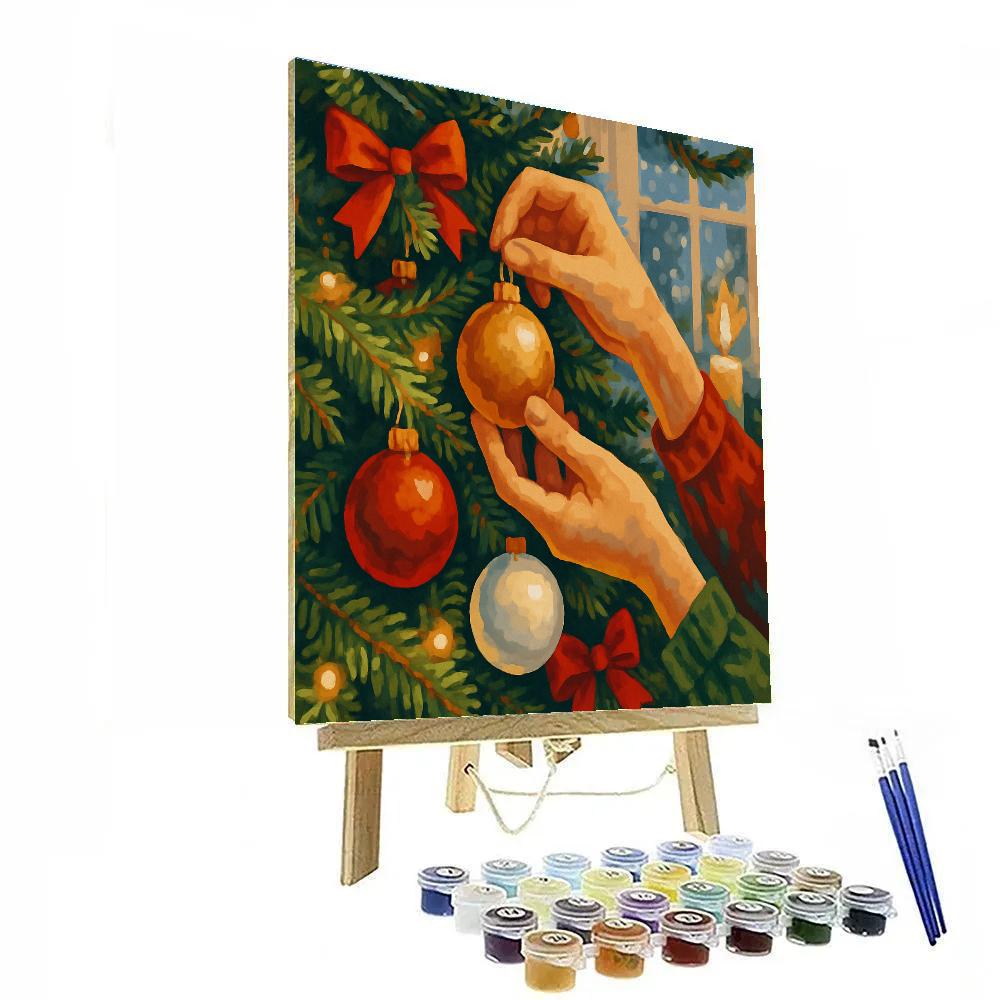 Ornaments Of Cheer Painting by numbers kit