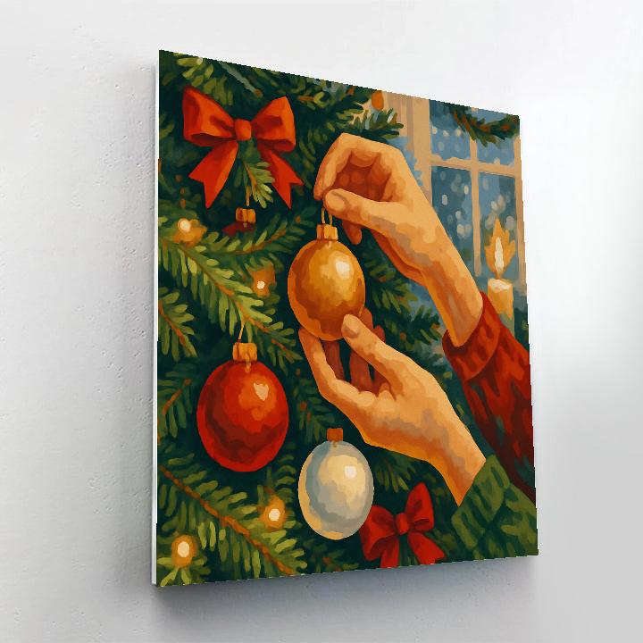 Ornaments Of Cheer Painting by numbers kit