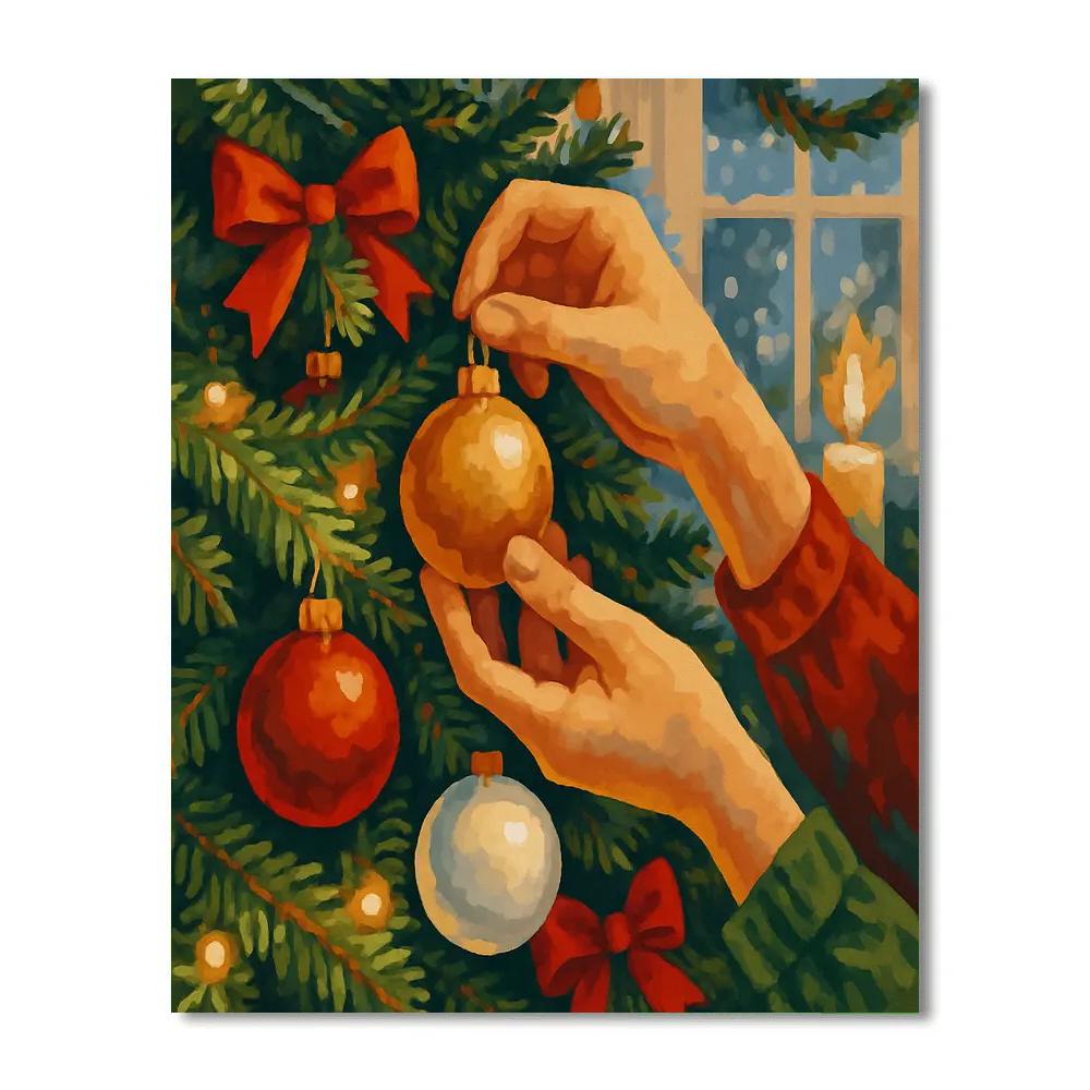 Ornaments Of Cheer Painting by numbers kit