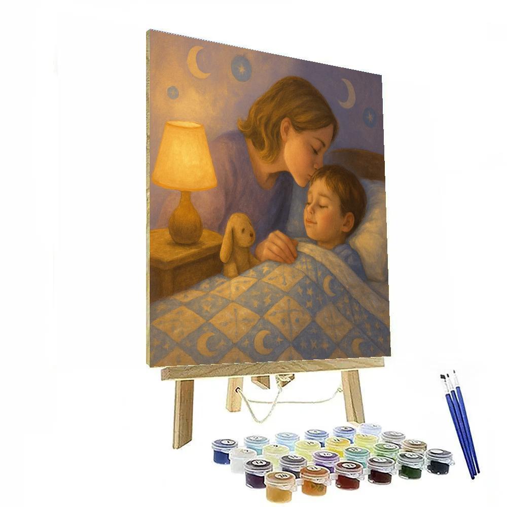 Bedtime Smile Ritual DIY paint by numbers