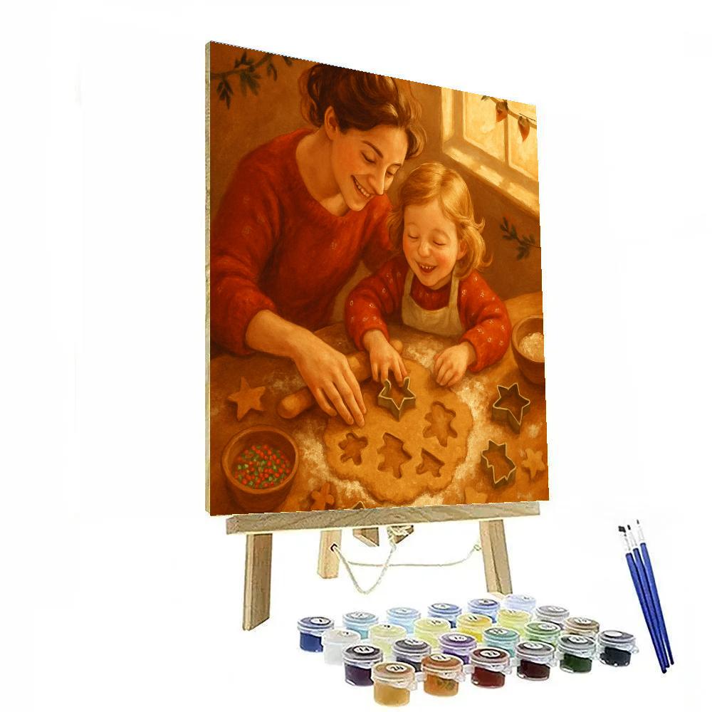 Holiday Baking Morning paint by color