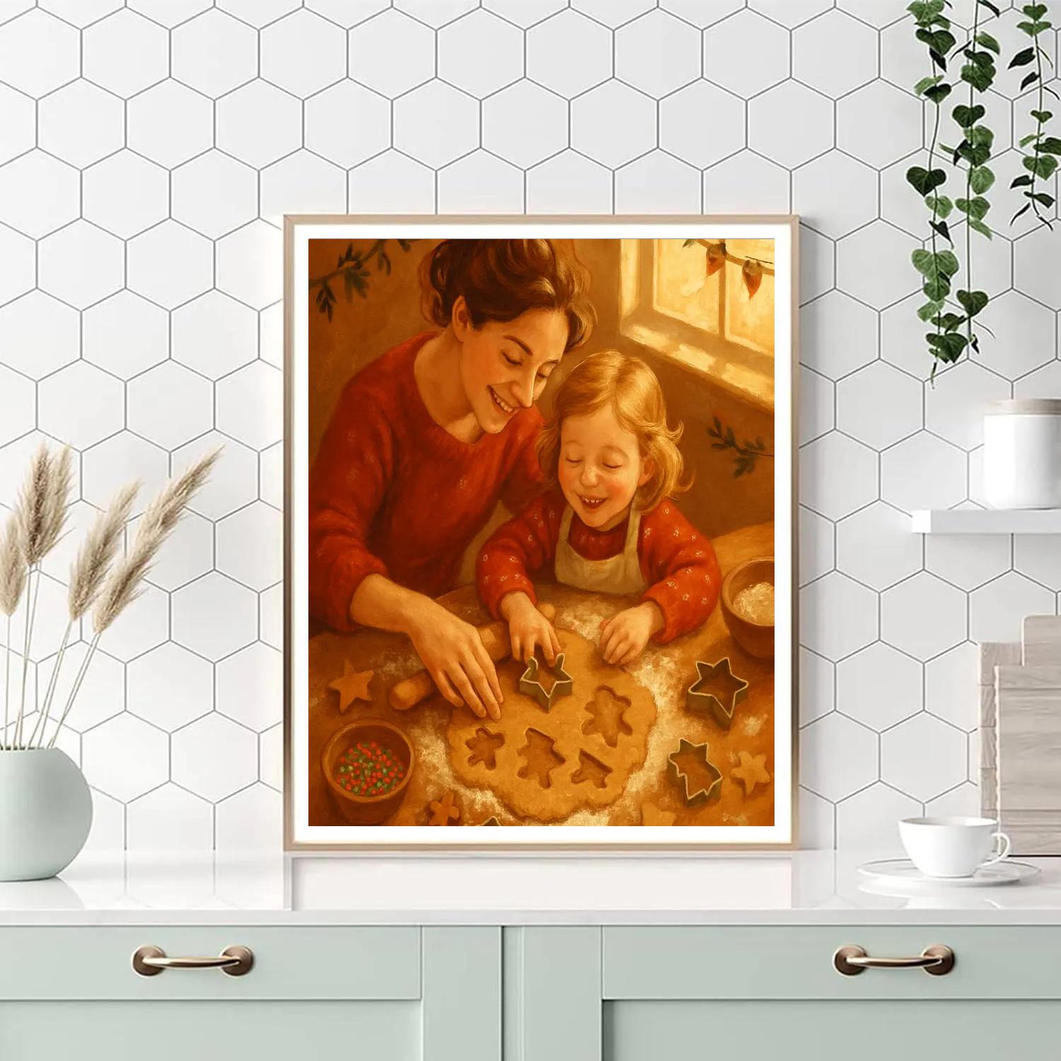 Holiday Baking Morning paint by color