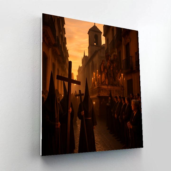 Semana Santa Procession In Seville Paint by numbers kits