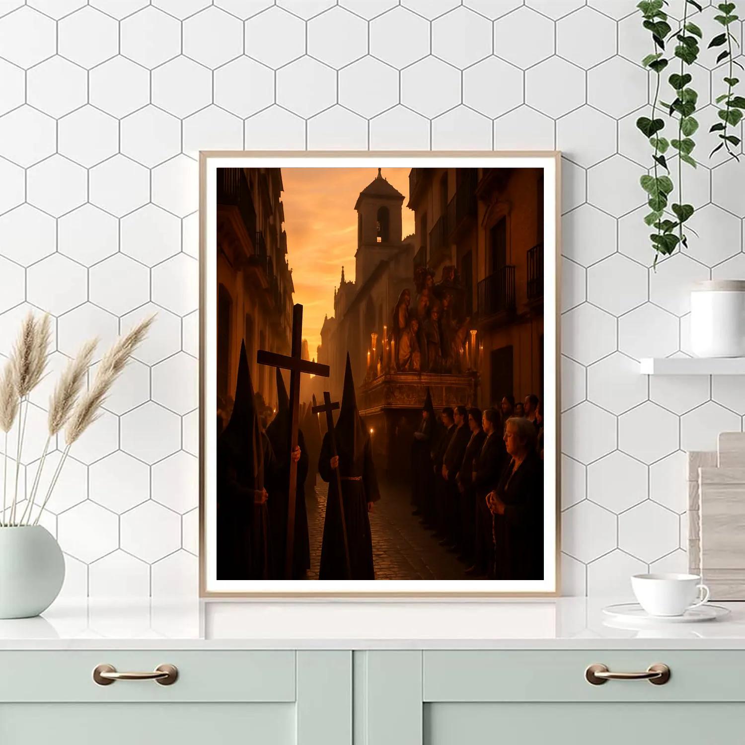 Semana Santa Procession In Seville Paint by numbers kits