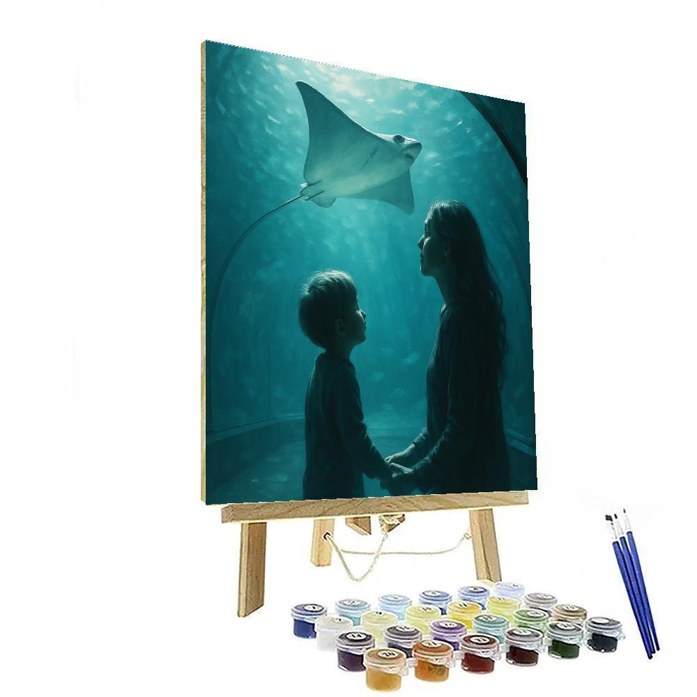 Quiet Aquarium Visit DIY paint by numbers
