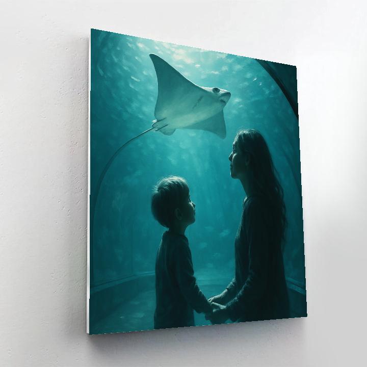 Quiet Aquarium Visit DIY paint by numbers