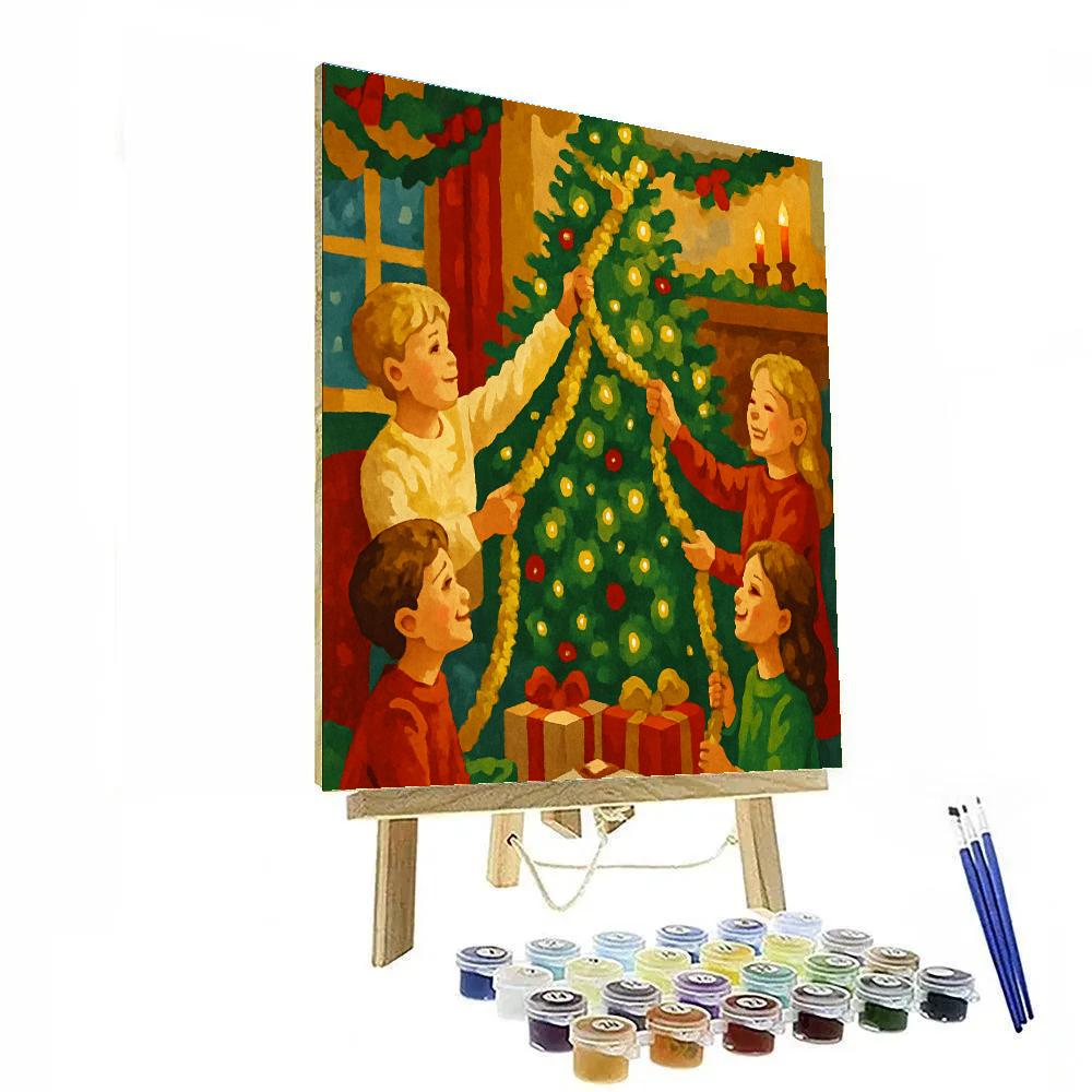 Twinkling Tinsel Treasures Paint by numbers art