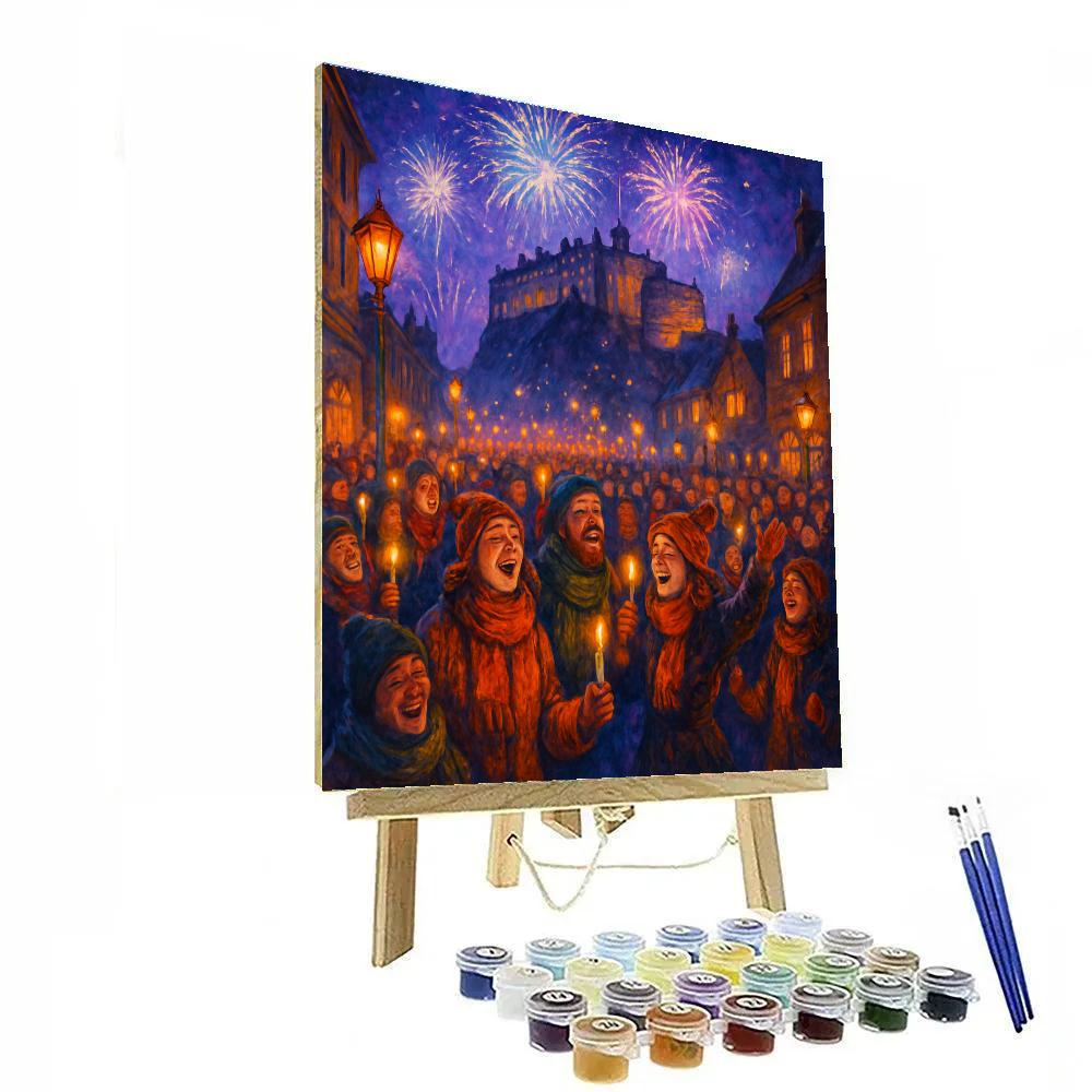 Hogmanay Celebrations Painting by numbers kit