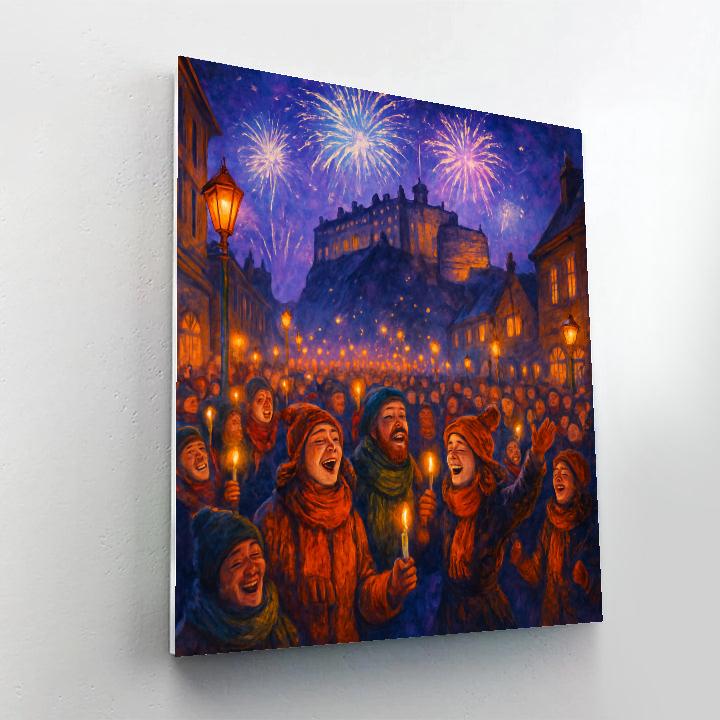 Hogmanay Celebrations Painting by numbers kit