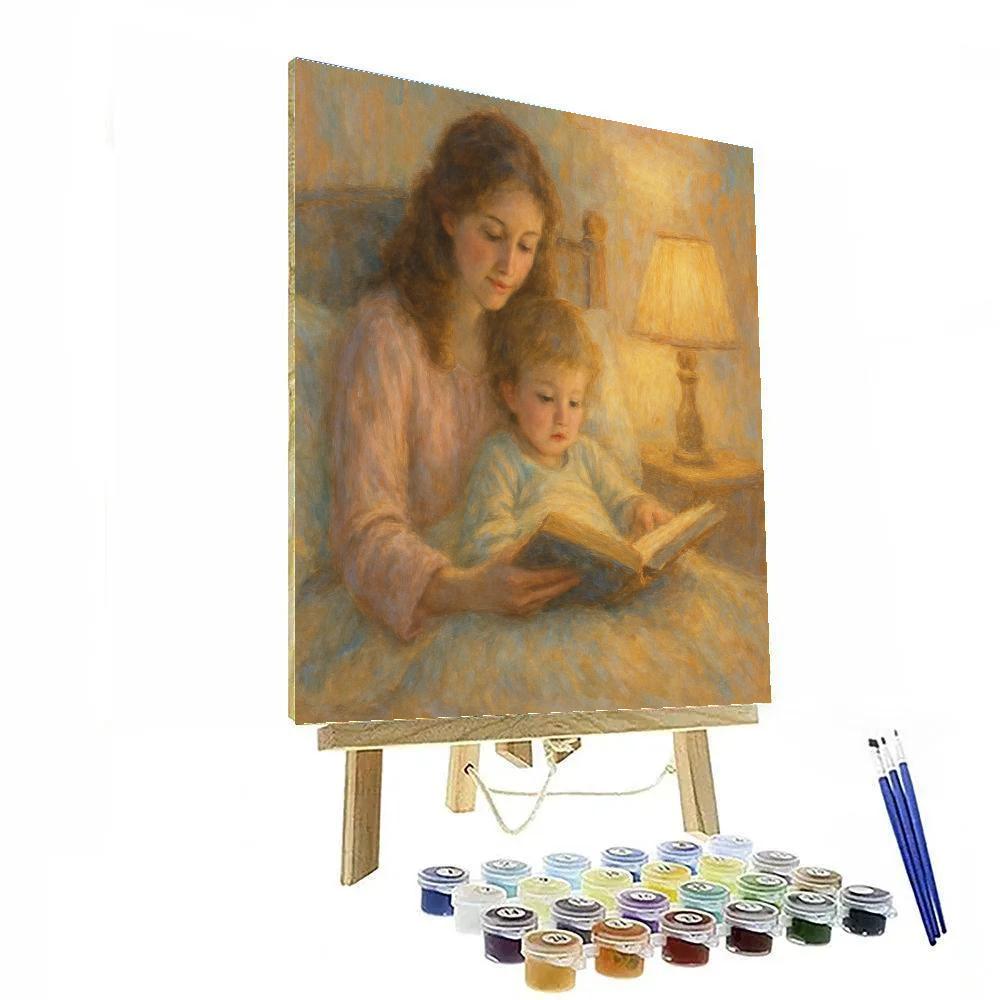 Bedtime Story Whisper Paint by numbers art