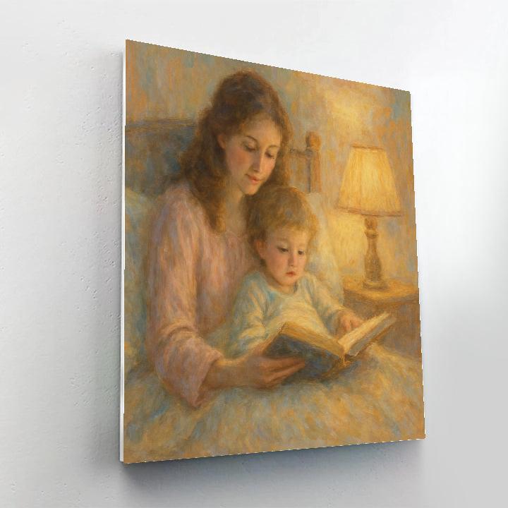 Bedtime Story Whisper Paint by numbers art