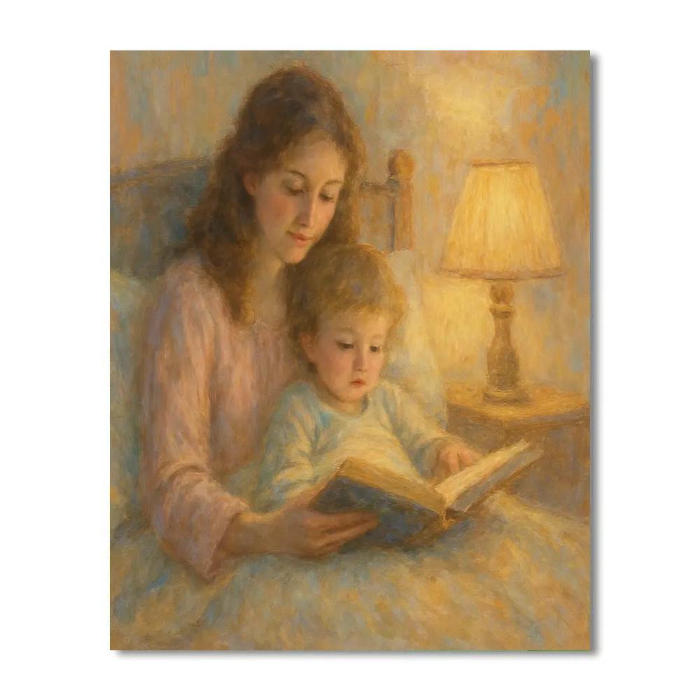 Bedtime Story Whisper Paint by numbers art