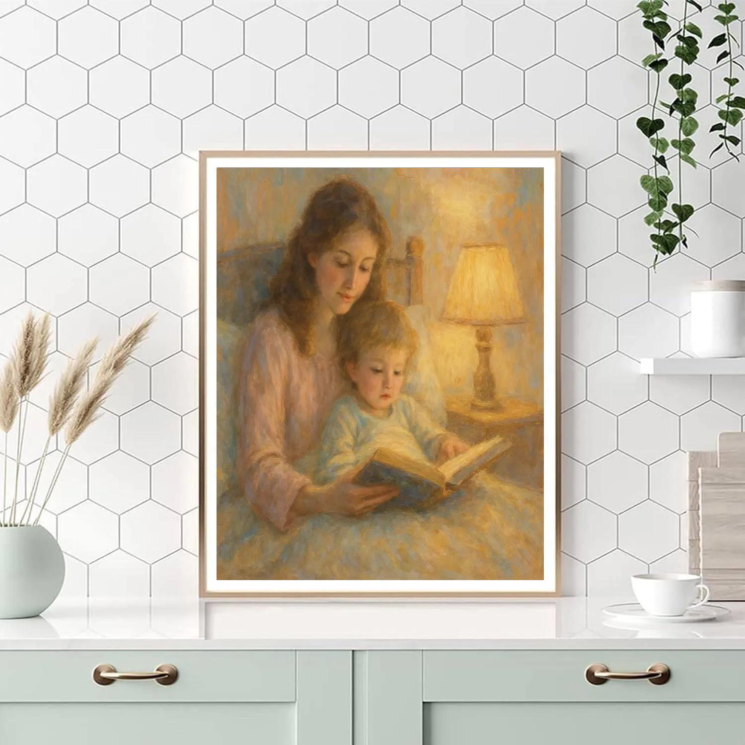 Bedtime Story Whisper Paint by numbers art