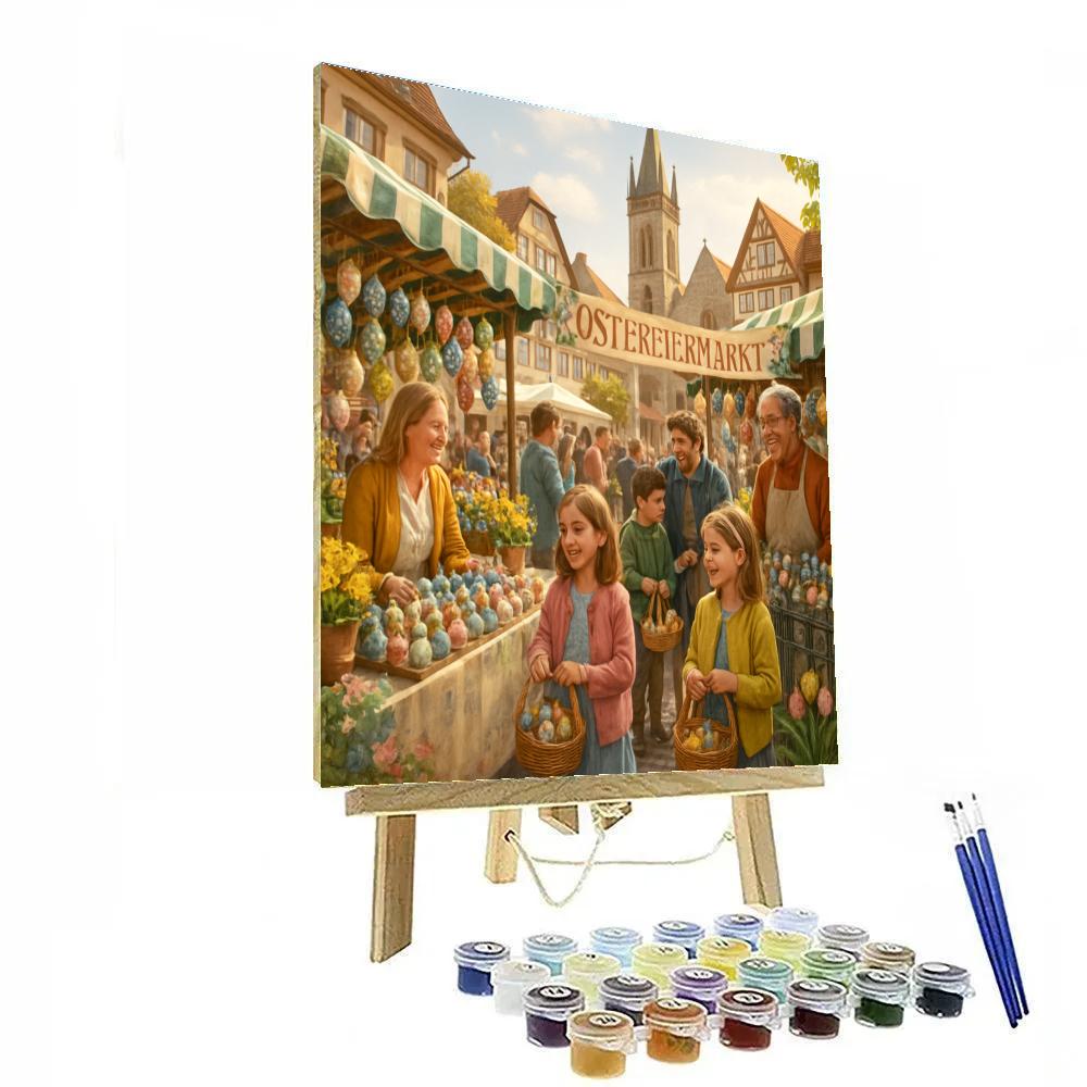 Ostereiermarkt DIY paint by numbers