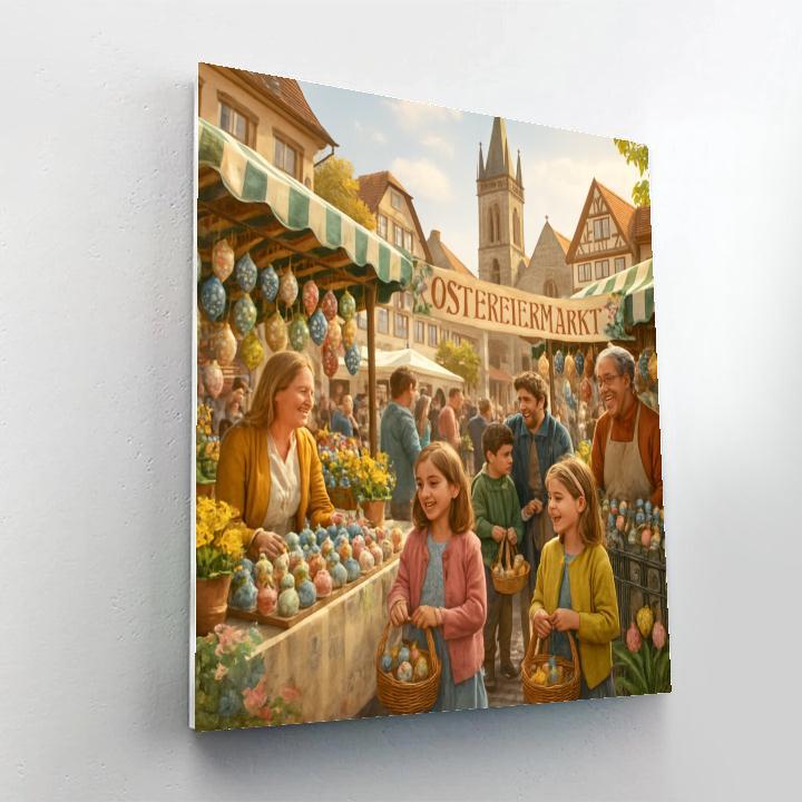 Ostereiermarkt DIY paint by numbers
