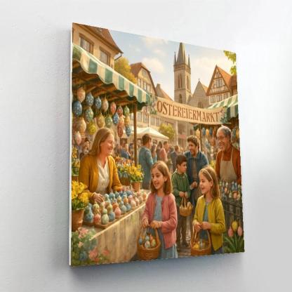 Ostereiermarkt DIY paint by numbers