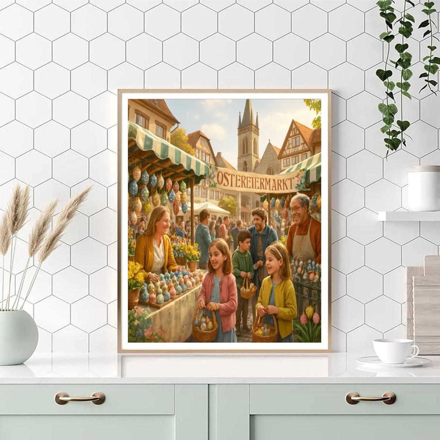 Ostereiermarkt DIY paint by numbers