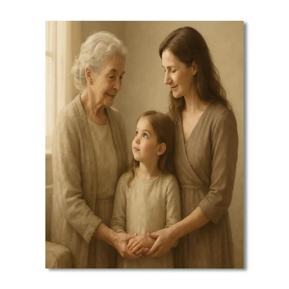 Generations Of Warmth paint by number