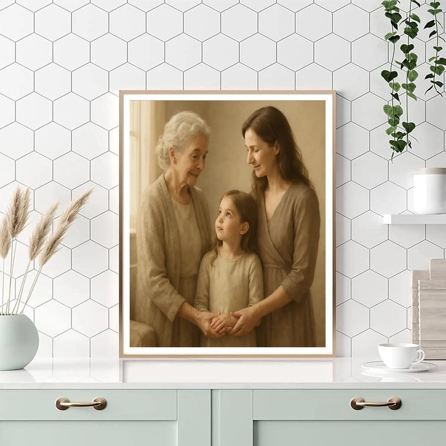 Generations Of Warmth paint by number