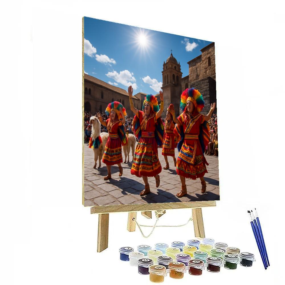 Inti Raymi Festival Numbered painting kits