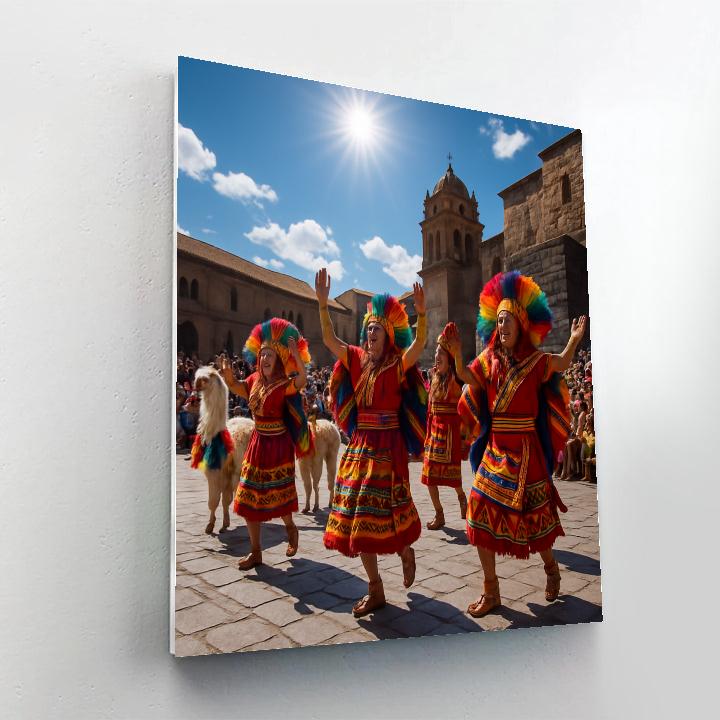 Inti Raymi Festival Numbered painting kits