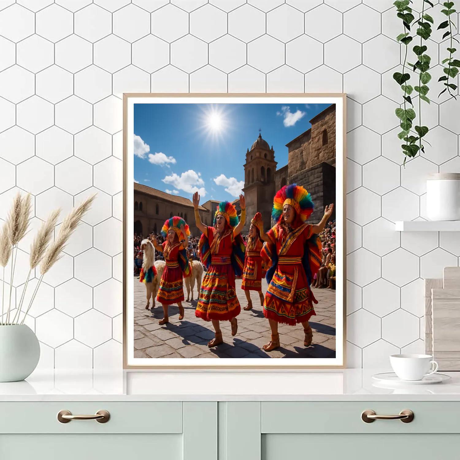 Inti Raymi Festival Numbered painting kits