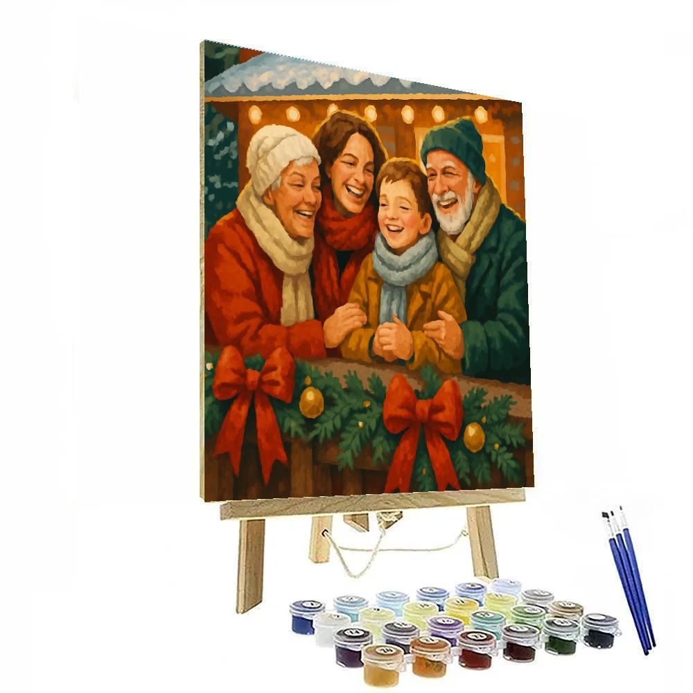 Ribboned Reunion paint by number