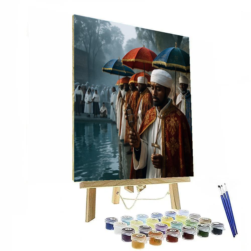 Timkat Procession In Gondar DIY paint by numbers