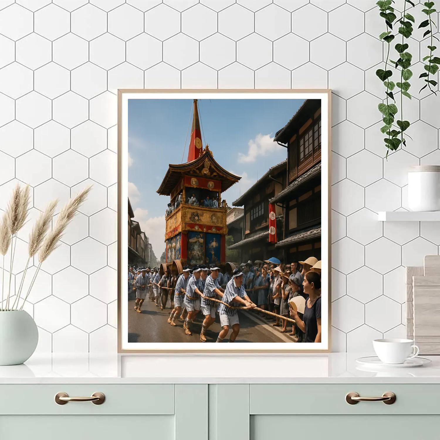 Gion Matsuri Yamaboko Parade Kyoto Painting by numbers kit