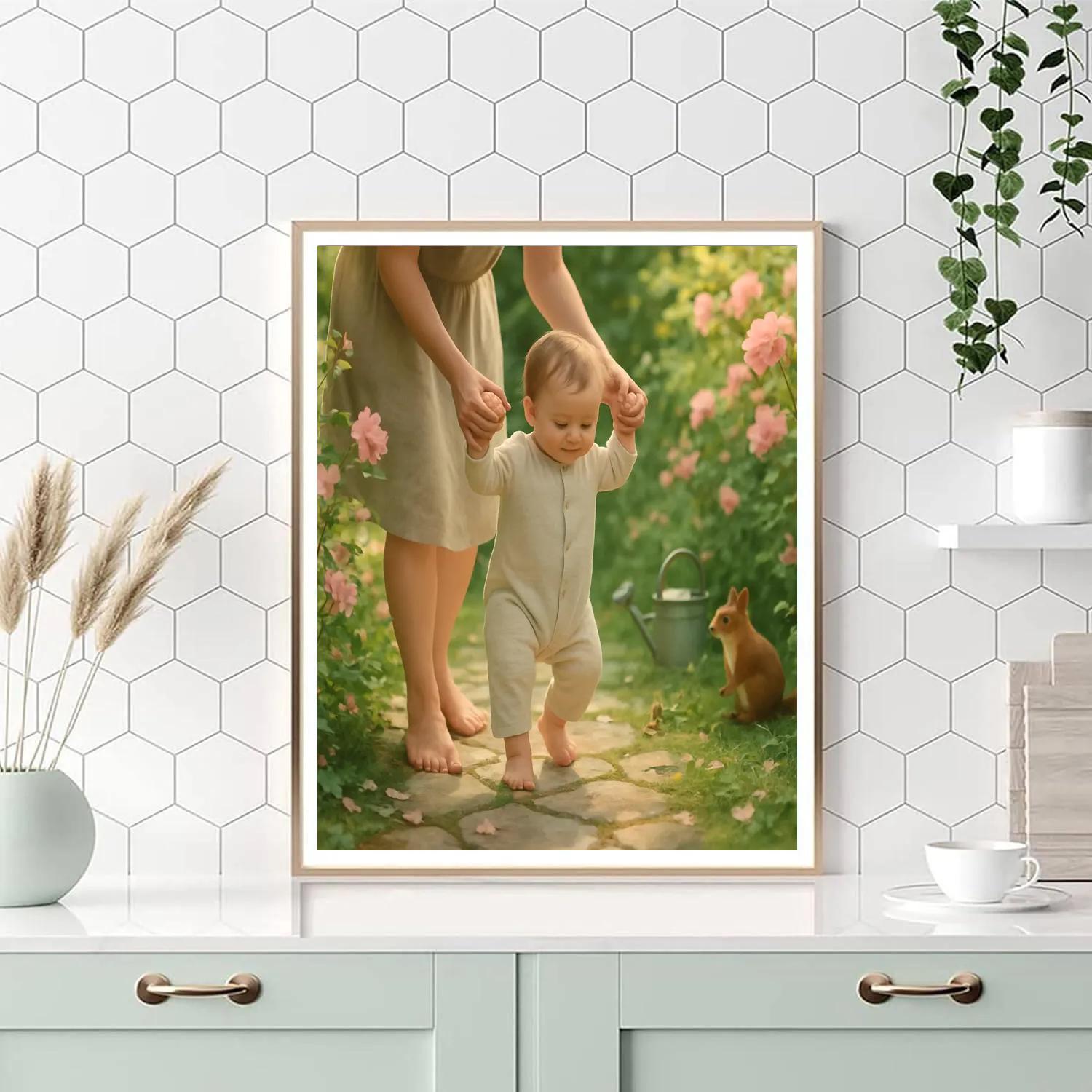 First Steps In The Garden paint by numbers