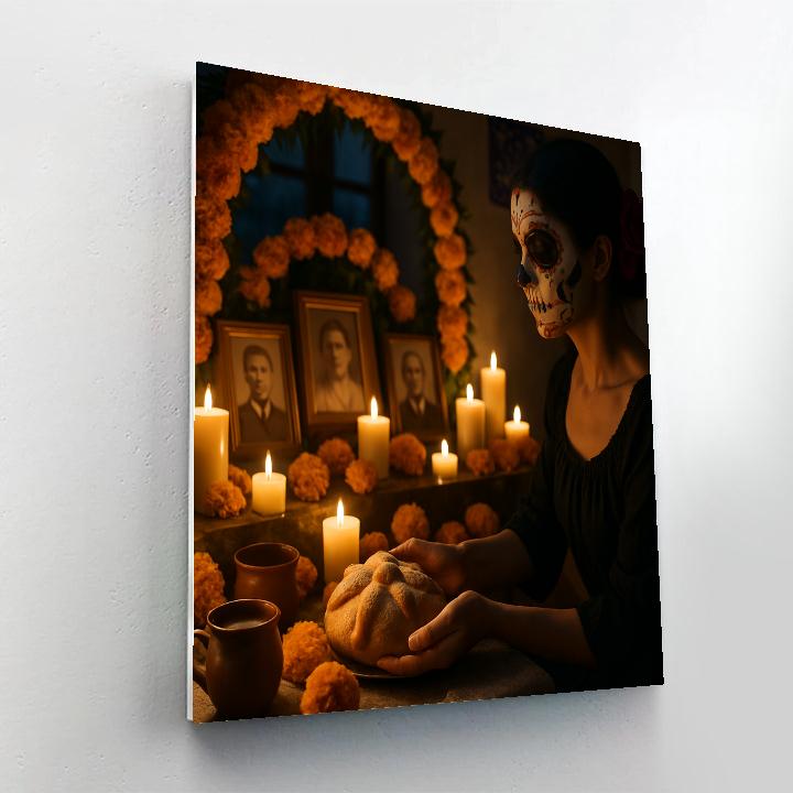 Dia De Muertos Ofrenda Moment Paint by numbers art