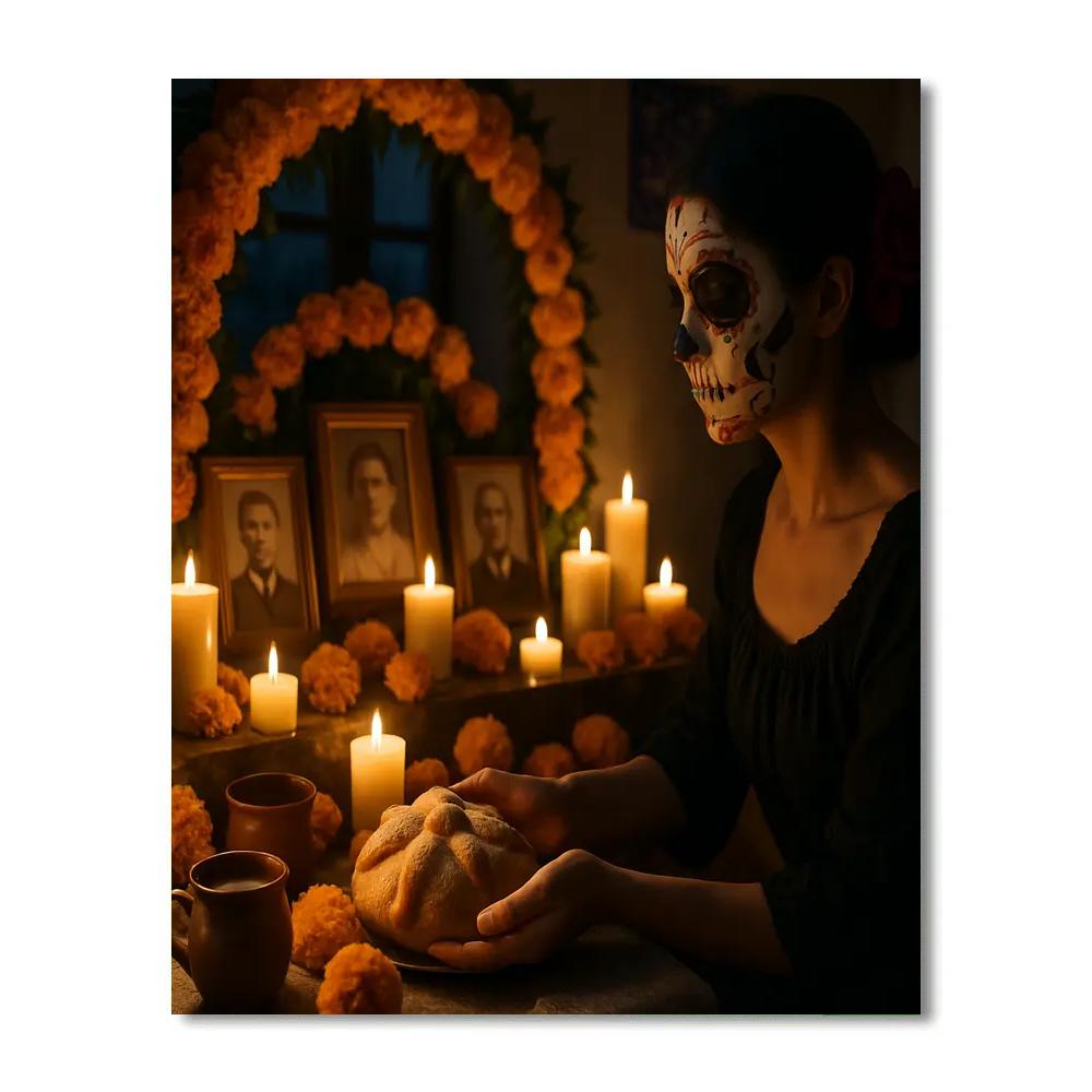Dia De Muertos Ofrenda Moment Paint by numbers art