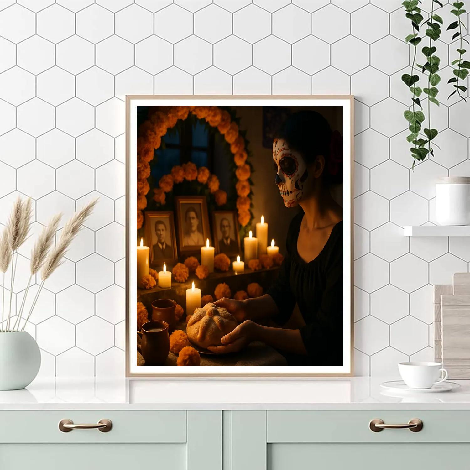 Dia De Muertos Ofrenda Moment Paint by numbers art