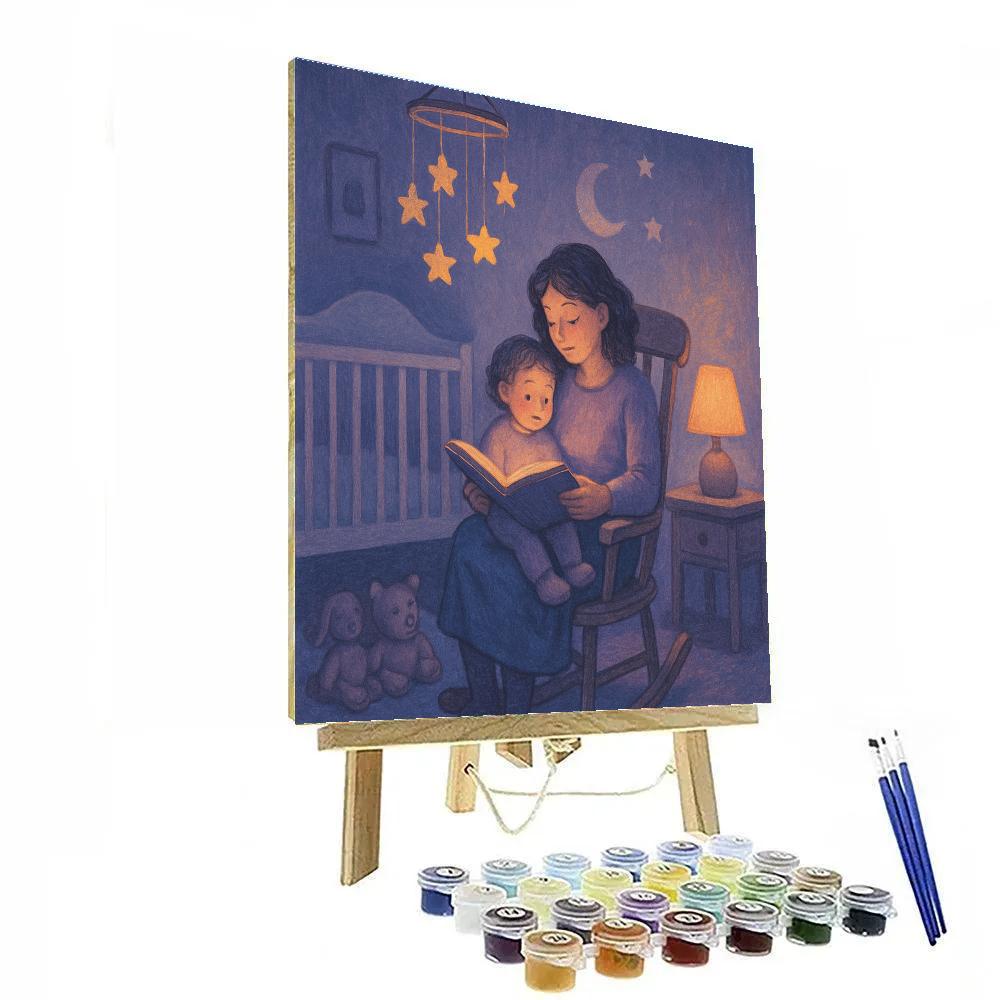 Bedtime Story Under Star Mobile paint by numbers