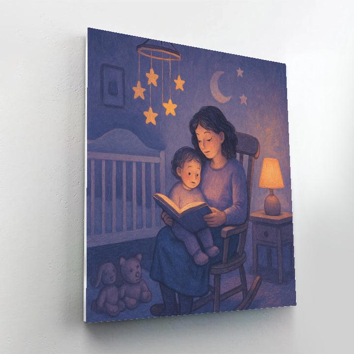 Bedtime Story Under Star Mobile paint by numbers