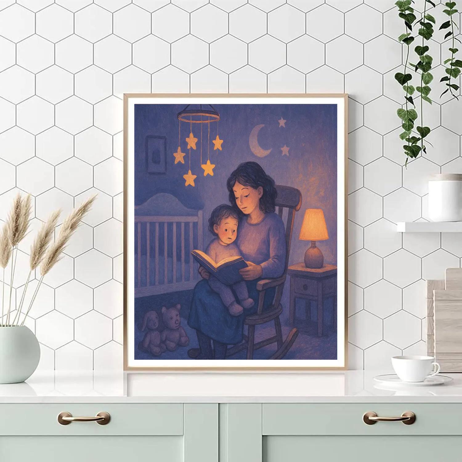 Bedtime Story Under Star Mobile paint by numbers