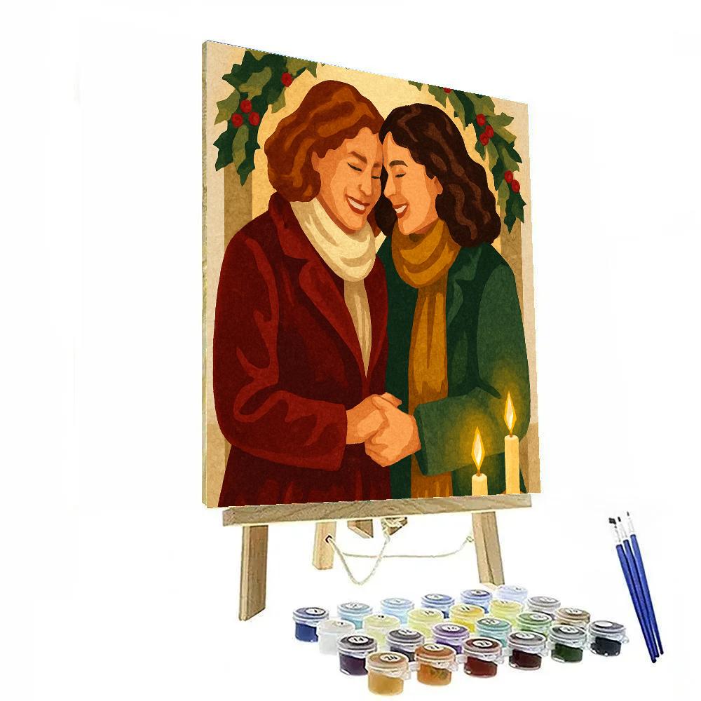 Holly-Line Reunion Painting by numbers kit