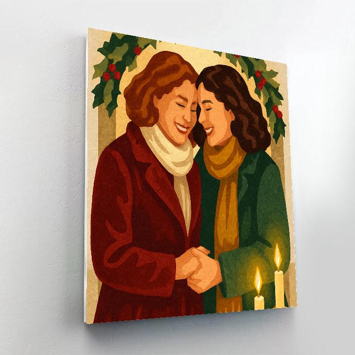 Holly-Line Reunion Painting by numbers kit