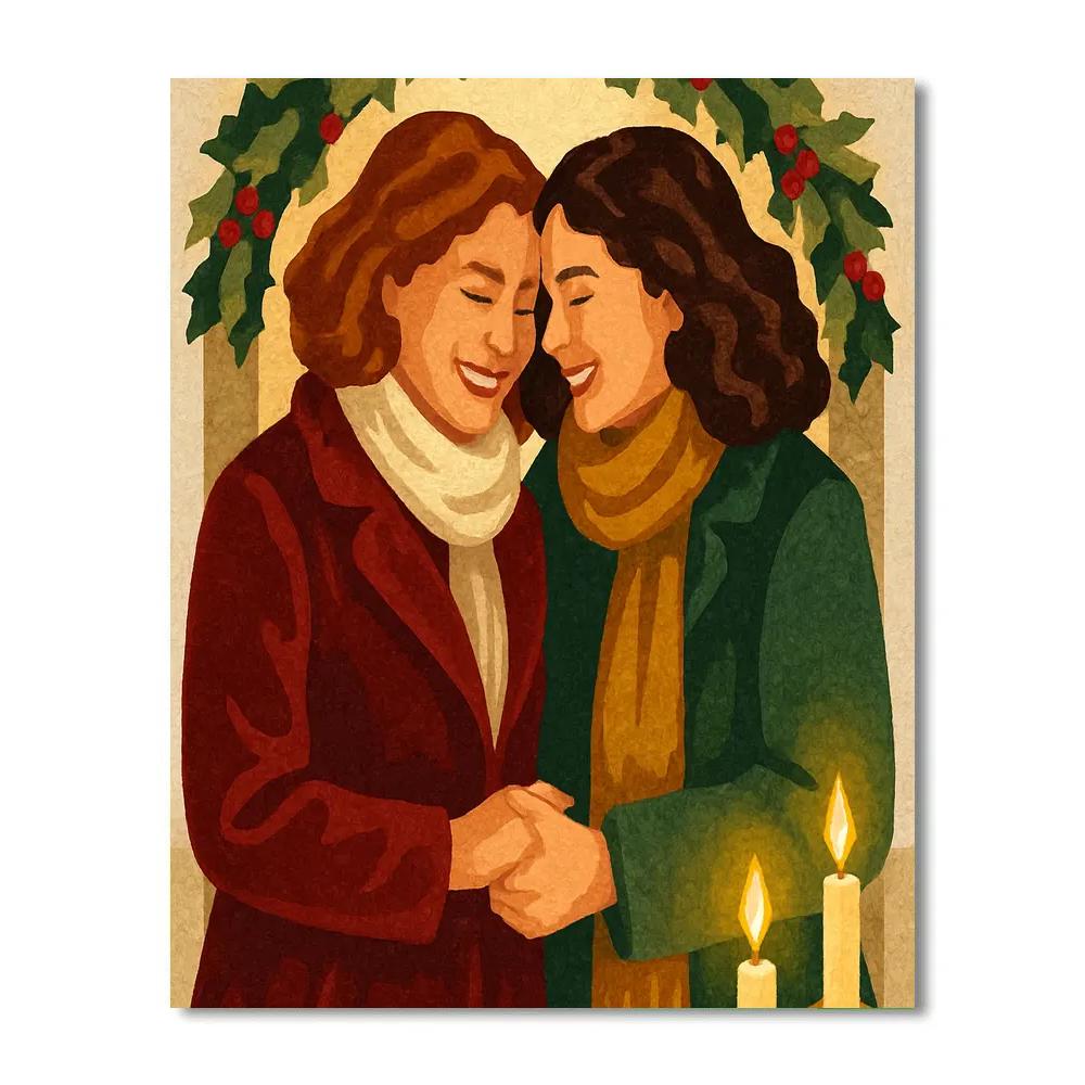 Holly-Line Reunion Painting by numbers kit