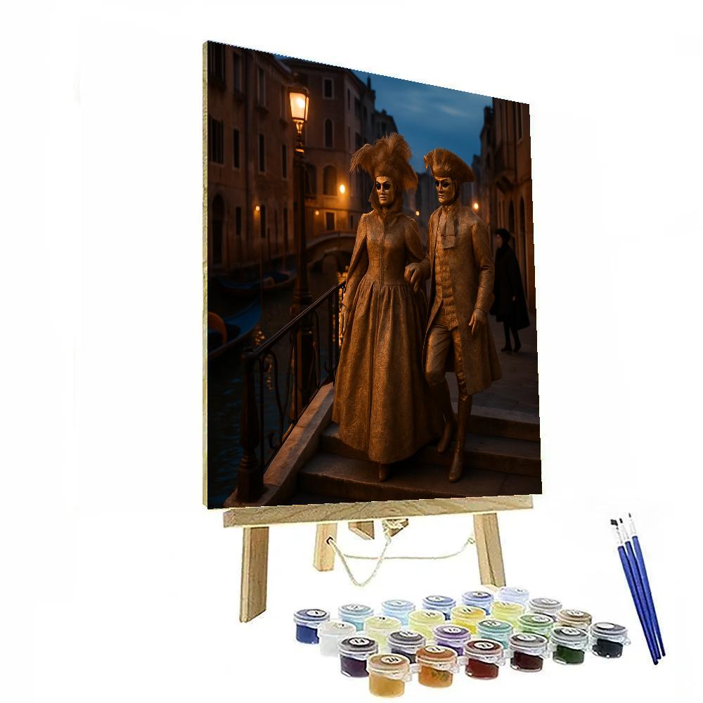 Carnival Of Venice Masked Walk Painting by numbers kit
