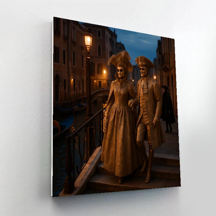 Carnival Of Venice Masked Walk Painting by numbers kit