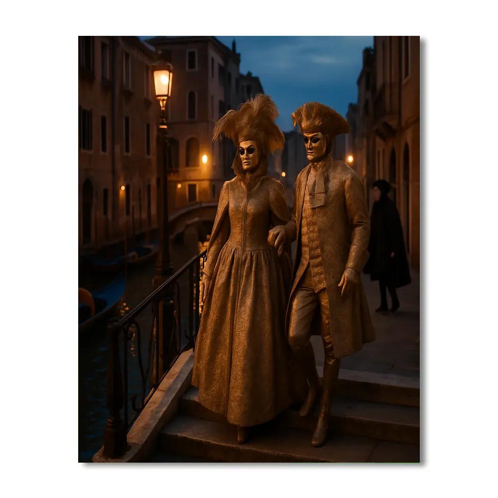 Carnival Of Venice Masked Walk Painting by numbers kit