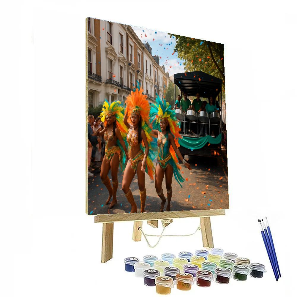 Notting Hill Carnival Dance Route DIY paint by numbers