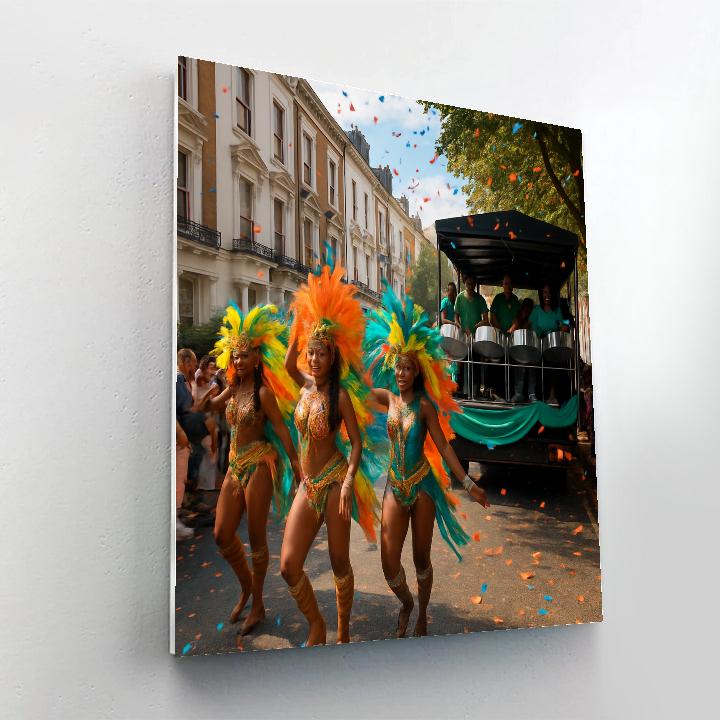 Notting Hill Carnival Dance Route DIY paint by numbers