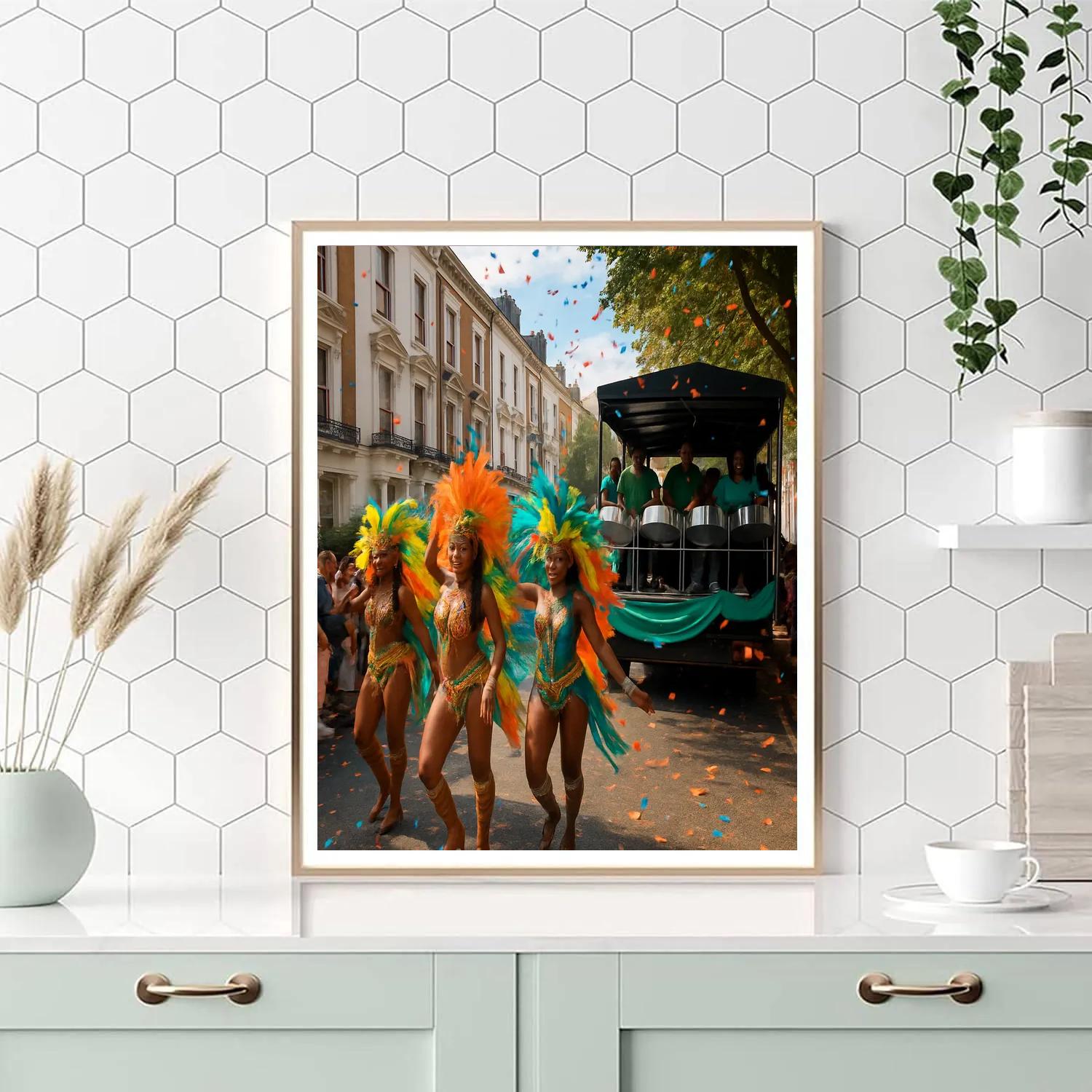 Notting Hill Carnival Dance Route DIY paint by numbers